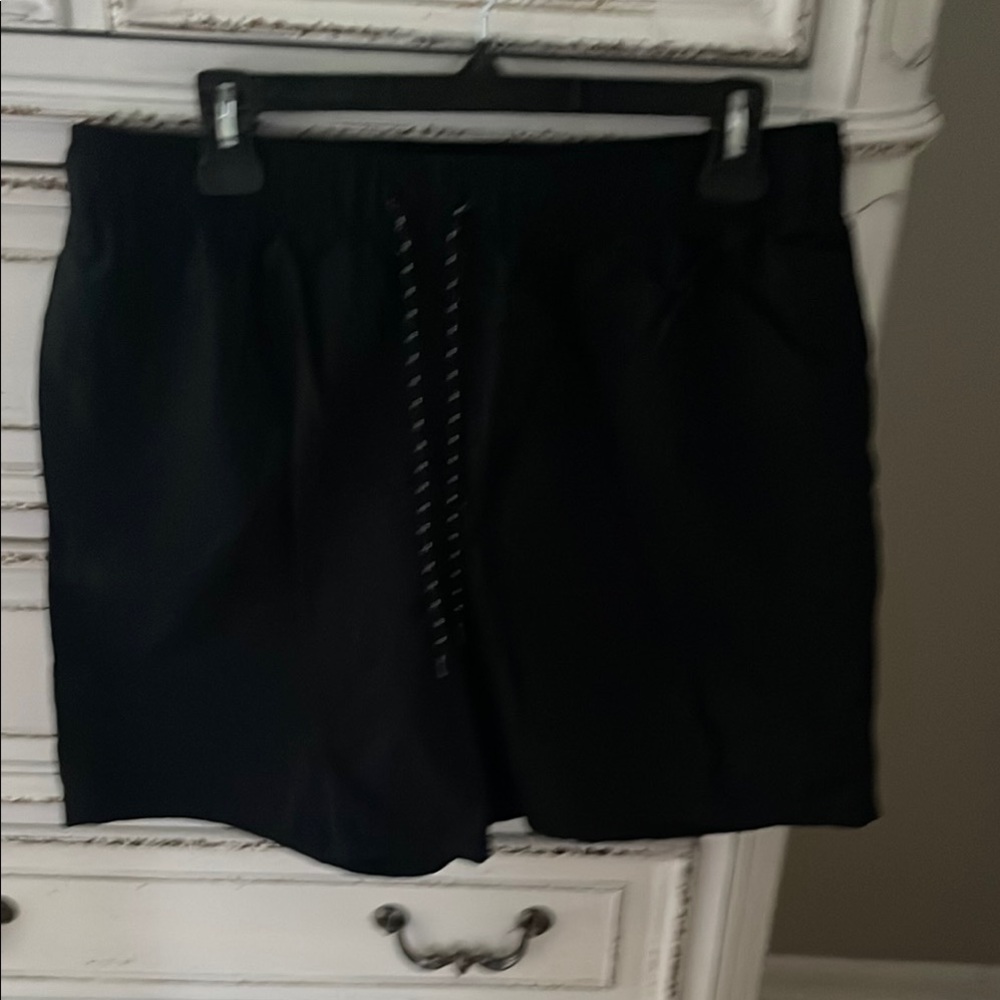 Black Drawstring Shorts